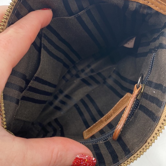 Frye Melissa Mini Shopper Cognac Small Crossbody Purse - Picture 8 of 14